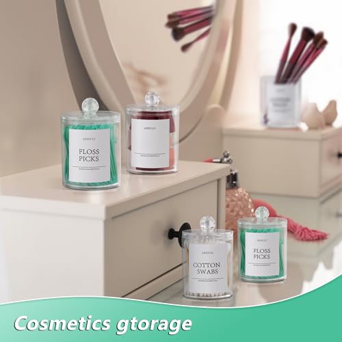 4 Pack Bathroom Accessories for Bathroom Storage and Organization
| Aesthetic Qtip Holder for Bathroom Decor and Room O