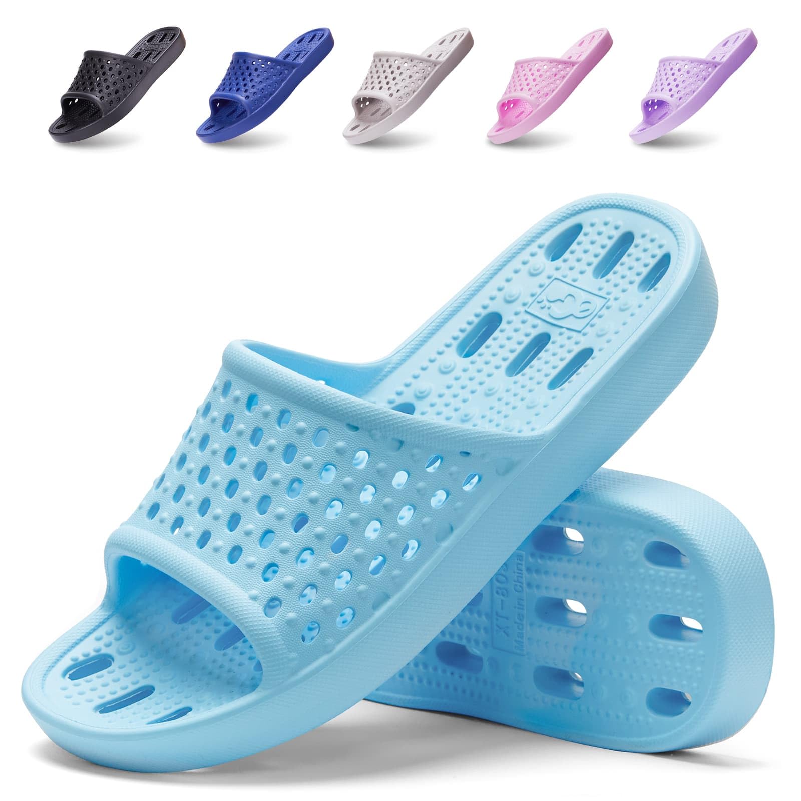 Xomiboe Quick Drying Non-Slip Comfortable Men Women Shower Shoes
Xomiboe Quick Drying Non-Slip Comfortable House Slipper